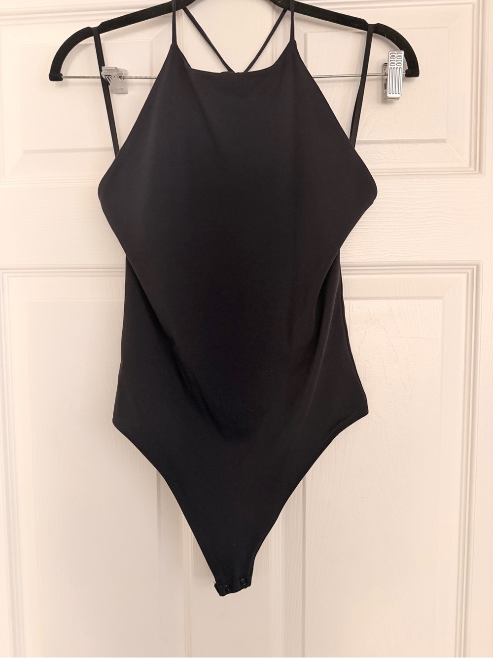 Babaton halter tie neck bodysuit